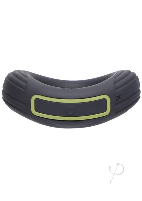 Fort Troff Rev Cock Throbber Rechargeable Silicone Cock Ring with ergonomic design and control button on the side.