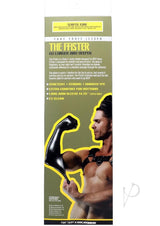 Fort Troff Ffister Silicone Glove Black packaging featuring a model demonstrating its design and fit.