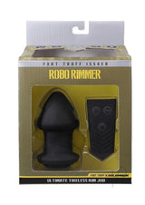 Fort Troff Robo Rimmer Rechargeable Silicone Anal Plug Black
