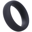 Tantus Intermediate C-Ring 1.875 Inch Onyx, body-safe silicone ring for comfort and control.