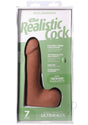 The Realistic Cock with Balls 7 inch Suction Cup Caramel in packaging showcasing its lifelike design and features.