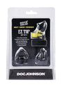 Rock Solid EZ Top Set 3 Piece Bottle Caps Black package showcasing three sizes for easy dispensing.
