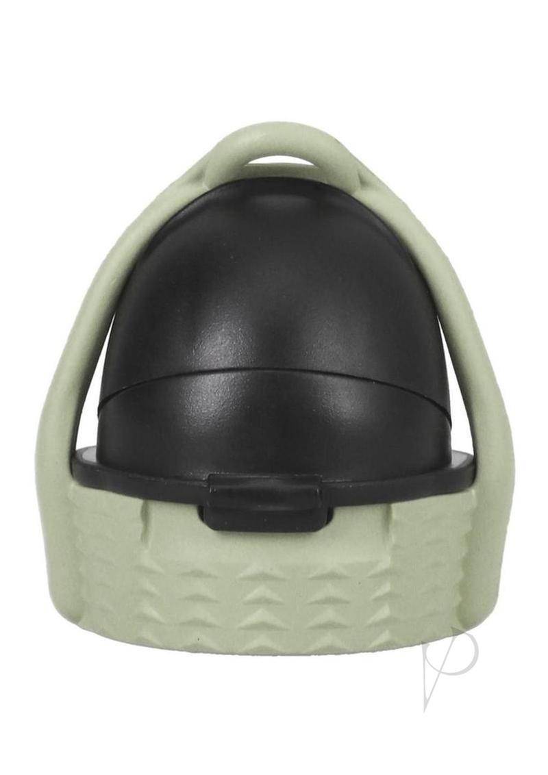 Rock Solid EZ Top Glow in The Dark Medium Green replacement cap designed for easy access and secure storage.