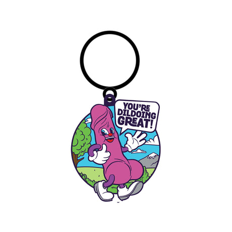 Fuck Buddies You're Dildoing Great Keychain - Image 2