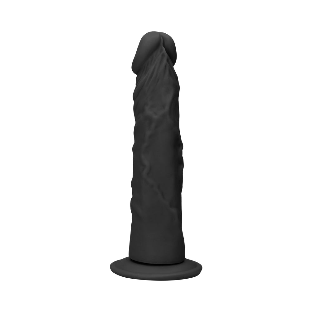 RealRock Realistic 7 inches Dildo With Suction Cup Black