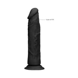 RealRock Realistic 7 inches Dildo With Suction Cup Black
