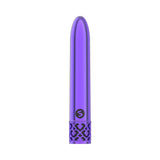 Royal Gems Shiny Rechargeable ABS Bullet Vibrator Purple