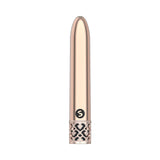 Royal Gems Shiny Rechargeable ABS Bullet Vibrator Rose Gold