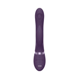 VIVE AIMI Rechargeable Swinging Pulse-Wave Silicone Rabbit Vibrator Purple