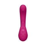 VIVE MIKI Rechargeable Pulse Wave & Flickering Dual Stimulation G-Spot Vibrator Pink