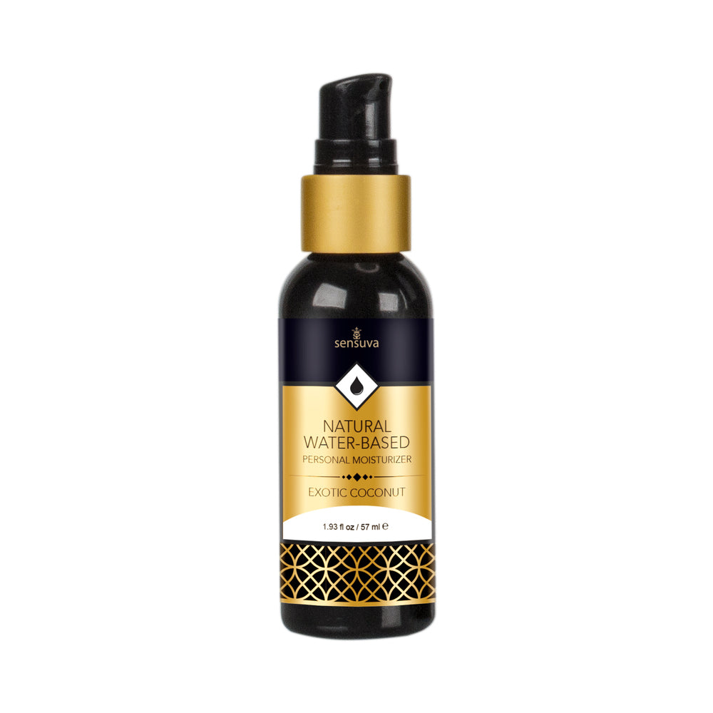 Sensuva Natural Water-Based Personal Lubricant Exotic Coconut 2 oz