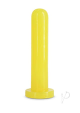 Firefly Thrill Glow in The Dark Dildo Large Yellow, bright yellow dildo that glows in the dark for versatile pleasure.