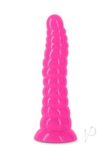 Firefly Nymph Glow in The Dark Dildo Pink - smooth TPE toy glowing in pink, ideal for playful after-dark encounters.