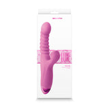 Luxe Nova Rechargeable Thrusting & Throbbing Stimulator Pink