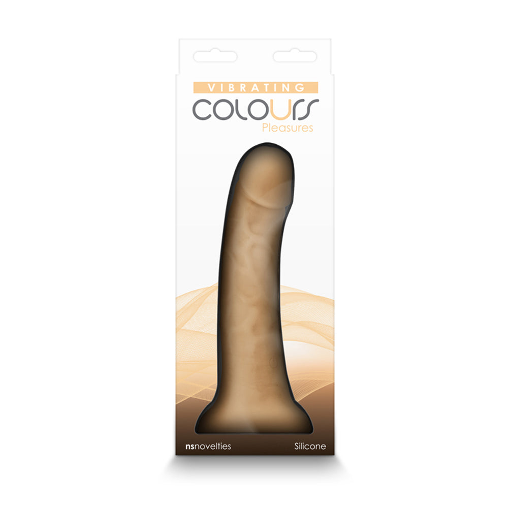 Colours Pleasures 7 inches Vibrating Dildo Beige