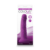 Colours Pleasures 7 inches Vibrating Dildo Purple
