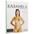 Hot Flowers Karamela Mint Edible Pasties One Size packaging featuring mint-flavored pasties on model.