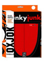 Hunker Comfy Pouch Slider-Strap Jock Red Hot Large packaging with bold red design by Oxballs.