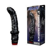 Blue Line 6 inches Premium Prostate Massager with Veins Black