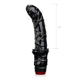Blue Line 6 inches Premium Prostate Massager with Veins Black