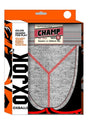 Champ Vintage Sweatshirt Jock Gray Heather XXLarge packaging by Oxballs with size details and vibrant design.