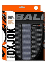 Oxballs Airmesh Swagger Jockstrap Black XXLarge packaging showcasing breathable mesh design and supportive features.