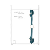 Ouch! Halo Ringed Handcuffs With Connector Green