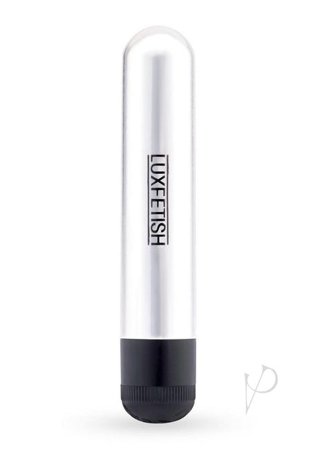 Lux Fetish Vibrating Butterfly Pussy Pump Pink Black sleek silver design with black base for enhanced pleasure.