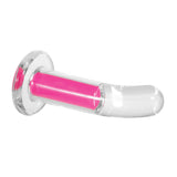 Gender X Pink Paradise Rechargeable Remote-Controlled Vibrating Curved Anal Plug Clear/Pink