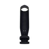 Gender X Rocketeer Rechargeable Triple-Ring Vibrating Silicone Penis Sheath Black