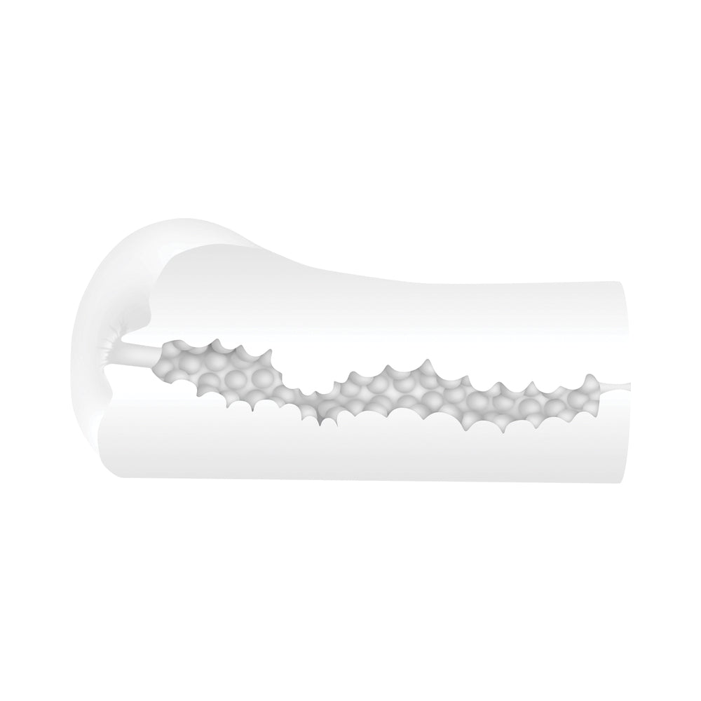 Gender X Clearly Combo 2-Piece 7.25 inches Realistic Dildo and Anal Entry Stroker Set Clear