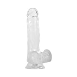 Gender X Clearly Combo 2-Piece 7.25 inches Realistic Dildo and Anal Entry Stroker Set Clear