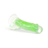 Blush Neo Elite Glow in the Dark Viper 7 inches Dual-Density Dildo Neon Green