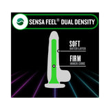 Blush Neo Elite Glow in the Dark Viper 7 inches Dual-Density Dildo Neon Green