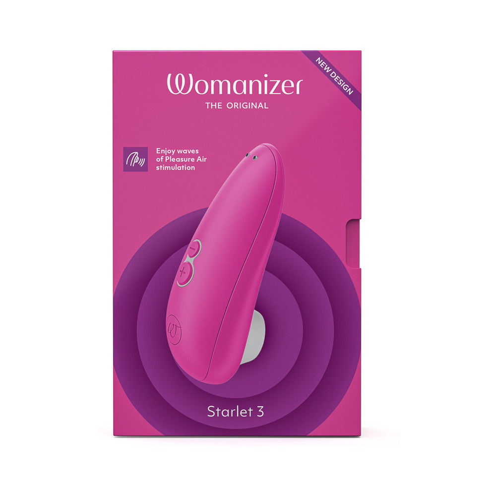 Womanizer Starlet 3 Rechargeable Silicone Compact Pleasure Air Clitoral Stimulator Pink
