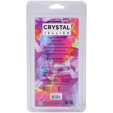 Crystal Jellies Novice Pop Plug 4 Inch Pink packaging with product details and features listed.