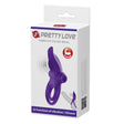 Pretty Love Vibrant Penis Ring Purple packaging featuring a silicone vibrating ring with 10 functions.