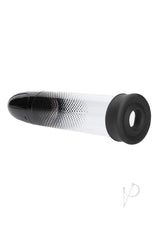 Pumped Automatic Rechargeable Luv Pump Black, a vacuum pump for firmer erections with silicone opening.