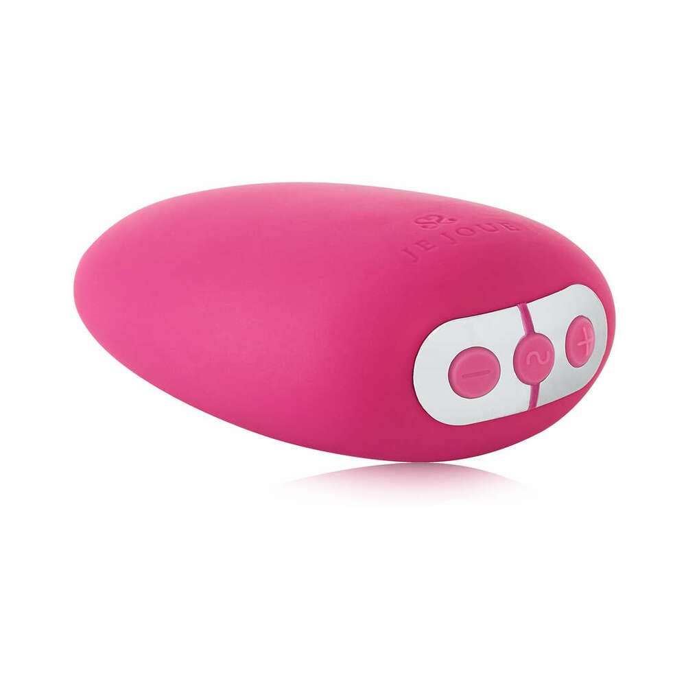 Je Joue Mimi Soft Rechargeable Silicone Clitoral Vibrator Fuchsia, ergonomic design with intuitive controls.