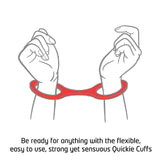 Quickie Cuffs Large Red