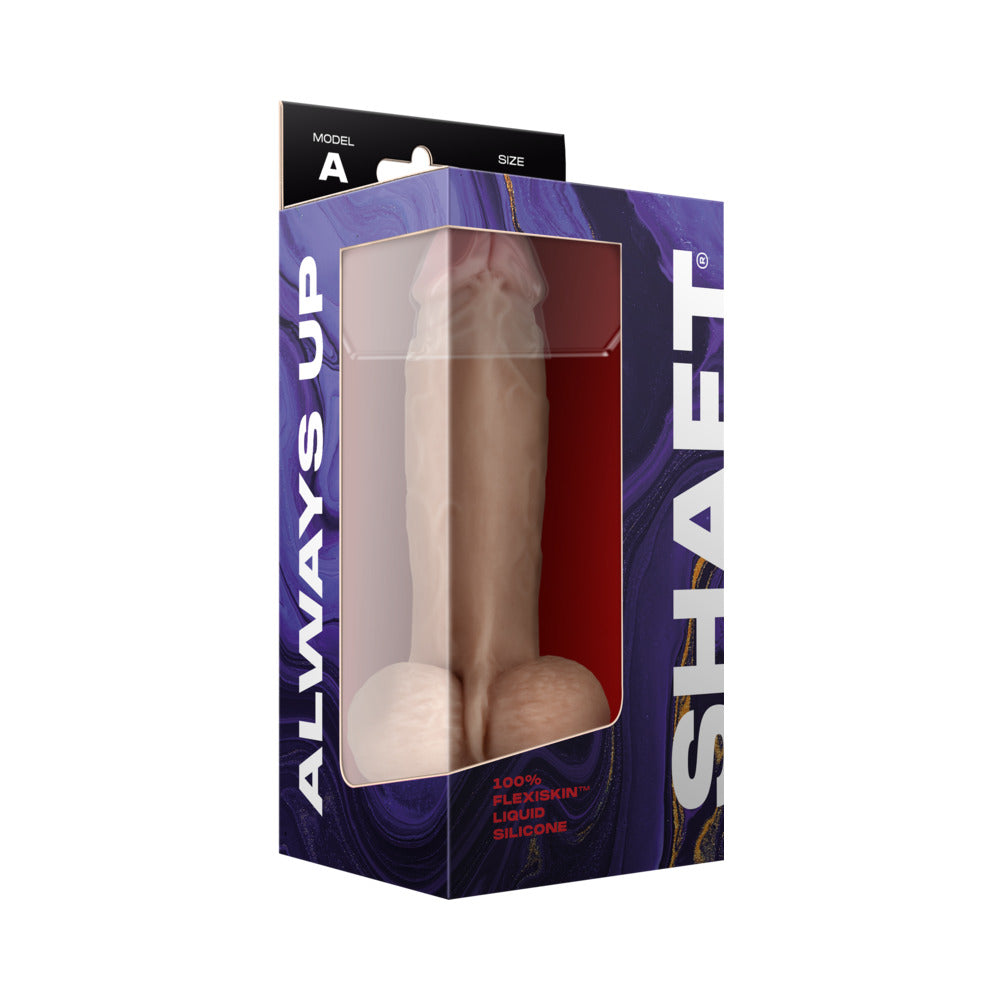 Shaft Model A: 8.5 inch Dual Density Silicone Dildo with Balls Pine