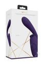 Vive GEN Silicone Triple Motor G-Spot Vibrator Purple packaging design featuring a sleek purple vibrator.
