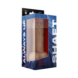 Shaft Model C: 8.5 inches Dual Density Silicone Dildo with Balls Pine