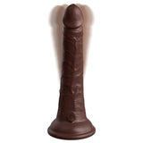 King Cock Elite 7 inches Vibrating Realistic Dildo With Suction Cup Brown