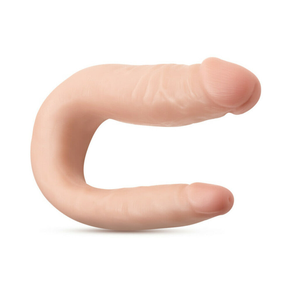Blush Dr. Skin Mini Double Dong Realistic 12 inches Dual-Ended Dildo Beige