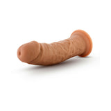 Blush Dr. Skin Glide Realistic 8 inches Self-Lubricating Dildo with Suction Cup Tan