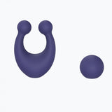 Love to Love O Mega Silicone Multi-Function Vibrator and Clitoral Stimulator Midnight Indigo