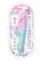 Cotton Candy Jawbreaker Silicone Rabbit Vibrator packaging showcasing dual-action stimulation features.