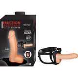 Erection Assistant Hollow Strap-On 8.5 inches White