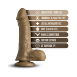 Blush Loverboy The Secret Agent Realistic 8.25 inches Dildo with Balls & Suction Cup Tan